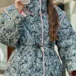 Fashionable and Casual Loose Cotton Printed Long-sleeved Jacket