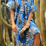Papyrus Kimono Sleeve Tunic Dress