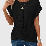 Lina | Stylish Crew Neck Blouse