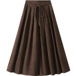 High Waist Pleated Skirt