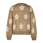 New autumn and winter fashionable long-sleeved jacquard sweater