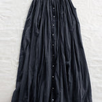 Loose Sleeveless Pleated See-Through Round-Neck Midi Dresses