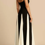 Timeless Elegance Panelled Tulle A-line Slip Maxi Dress