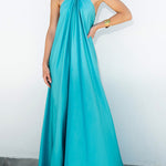 Classy and Fabulous Satin Halter Backless Party/Vocation Maxi Dress