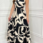 Two-Piece Cute Maxi Dress Set