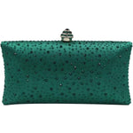 Emerald Green Full-Diamond Chain Bag