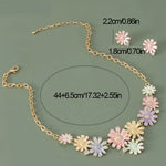 SOHI Women Multicolour Pastel Flora Jewellery Set