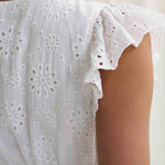 A-Line Loose Elasticity Hollow Pleated Solid Color V-Neck Mini Dresses