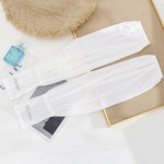 Solid Color Ice Silk Loose Sun Protection Sleevelet