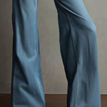 Vintage High-Waisted Wide-Leg Denim Pants