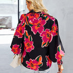 Zeagoo Zeagoo Casual Bat Sleeve Lapel Shirt Top for Women Casual Work Office Loose Fit 2026 | Under $40