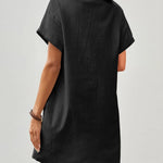 Zeagoo Women's Linen Dresses Knee-Length Casual Beach Dress (DE Only)