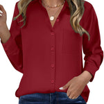 Zeagoo Womens Button Down Shirt Long Sleeve Blouse Business Work Tops Dressy Casual Floral Printed Outfits with Pocket