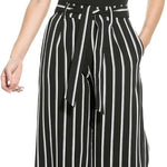 Zeagoo Women's Trousers Casual Wide Straight Cut Suit Trousers (DE Only)