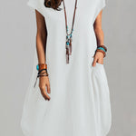 Women's Casual Elegant Cotton Dress