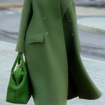 Casual Solid Pocket Turndown Collar Outerwear(5 Colors)