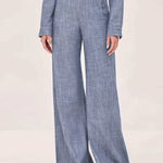 High Waisted Straight Leg Split-Joint Pants Trousers