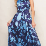 SAPPHIRE FLORAL MAXI DRESS