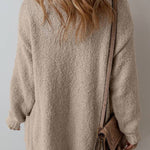 Jet Stream Collared Drop Shoulder Button Up Cardigan with Pocket