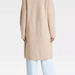Fall Harvest Knit Lapel Pocketed Duster Cardigan