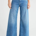 Lemon Twist High Waist Wide Leg Jeans