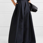 Stylish Loose High Waisted Solid Color Wide Leg Pants