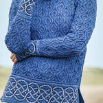 Woman Celtic Jacquard Aran Sweater