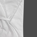 Flared Sleeves Long Sleeves Buttoned Falbala Solid Color Stand Collar Blouses&Shirts Tops