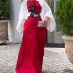 High Waisted Loose Pockets Solid Color Pants Trousers