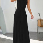 A-Line Loose Solid Color Spaghetti-Neck Maxi Dresses