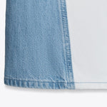 STRAIGHT LEG MID-RISE COMBINED JEANS