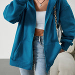Loose Casual Sweater Cardigan Hooded Jacket