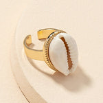 Shell Open Ring