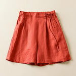 Loose Elasticity Solid Color Shorts Bottoms