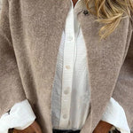 Fashionable Loose Short Cashmere Jacket