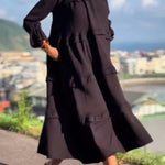 Layered Ruffle Loose Dress