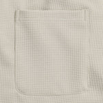 Men's Solid Color Textured Puff Grid Elastic Waist Casual Pants