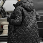 Linda | Elegant Quilted Down Jacket with Hood