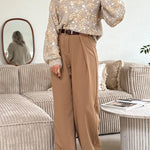 Margovil High Waist Tailored Wide Leg Trousers