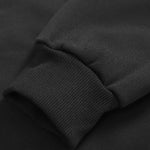 Men's Rose Letter Kangaroo Pocket Pullover Hoodie
