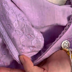 Women's Mid Sleeve Cotton And Linen Embroidery Blouse