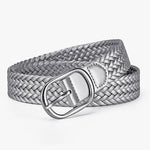 Margovil Faux Leather Metal Buckle Adjustable Braided Belt