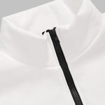 Men's "BROOKLYN" letter print quarter-zip stand collar sweatshirt