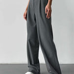 Margovil High Rise Pocketed Straight Leg Suit Pants