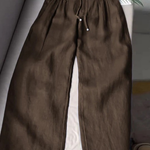 Camille | Loose-fitting trousers in a cotton and linen blend