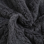 Men's Classic Plaid  Fluffy Faux Fur Single Pocket Button Lapel Jacket
