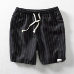 Dario Linen Striped Shorts