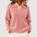 Selena | Elegant Buttoned Sweater