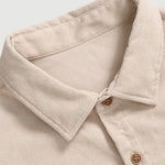 Men's Textured Corduroy Long Sleeve Shirt