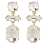 Original Statement Contrast Color Earrings
